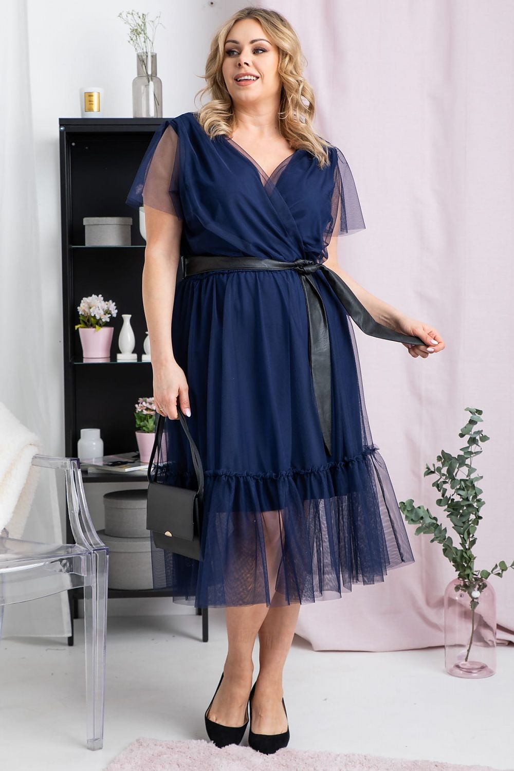 Plus size dress model 183333